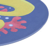 Cartoon-Illustration Schneidebrett (Ecke)