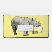 Cartoon-Illustration Schreibtischunterlage (Tastatur & Maus)