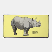 Cartoon-Illustration Schreibtischunterlage (Vorderseite)