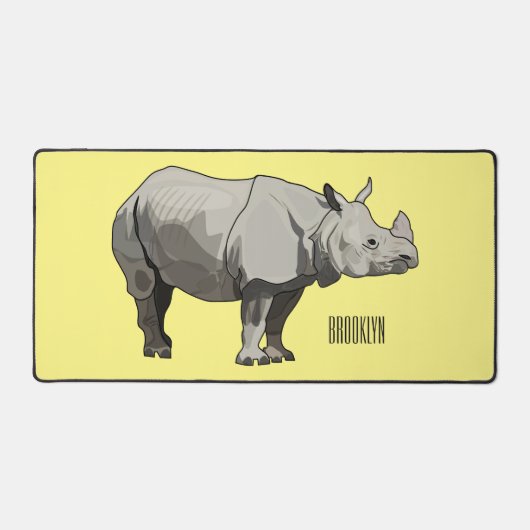 Cartoon-Illustration Schreibtischunterlage (Vorderseite)