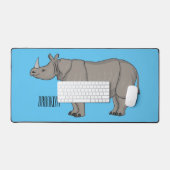 Cartoon-Illustration Schreibtischunterlage (Tastatur & Maus)