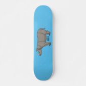 Cartoon-Illustration Skateboard (Vorne)