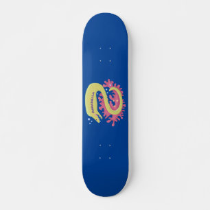 Cartoon-Illustration Skateboard