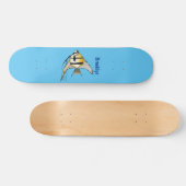 Cartoon-Illustration Skateboard (Horizontal)