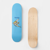Cartoon-Illustration Skateboard (Vorderseite)