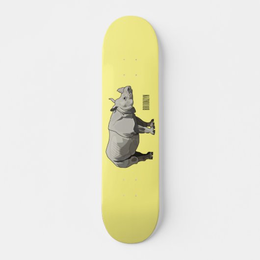 Cartoon-Illustration Skateboard (Vorne)