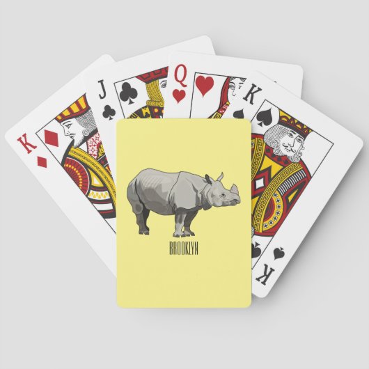 Cartoon-Illustration Spielkarten (Rückseite)