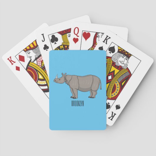 Cartoon-Illustration Spielkarten (Rückseite)