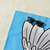 Cartoon-Illustration Strandtuch (Beispiel)