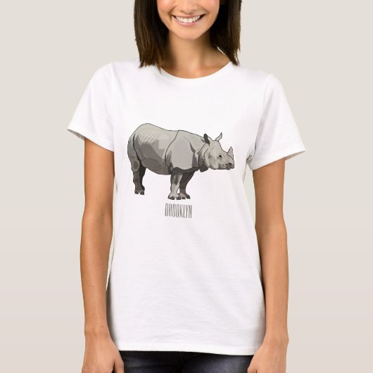 Cartoon-Illustration T-Shirt (Vorderseite)
