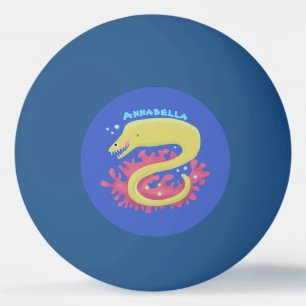 Cartoon-Illustration Tischtennisball