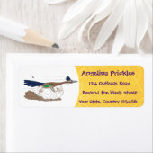 Cartoon-Illustration von Funny Roadrunner (Insitu)