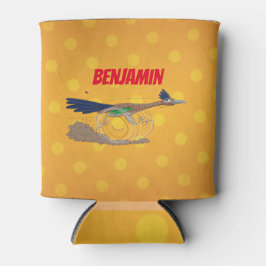 Cartoon-Illustration von Funny Roadrunner Dosenkühler