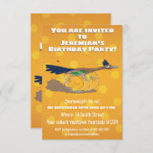 Cartoon-Illustration von Funny Roadrunner Einladung (Vorne/Hinten)