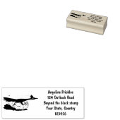 Cartoon-Illustration von Funny Roadrunner Gummistempel (Stempel)