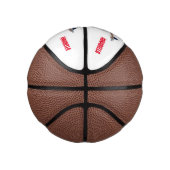 Cartoon-Illustration von Funny Roadrunner Mini Basketball (Rechts)