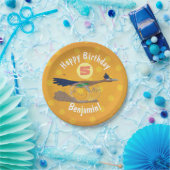 Cartoon-Illustration von Funny Roadrunner Pappteller (Party)