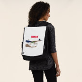 Cartoon-Illustration von Funny Roadrunner Rucksack (Ausgewaschen)