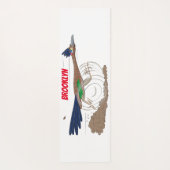 Cartoon-Illustration von Funny Roadrunner Yogamatte (Rückseite)