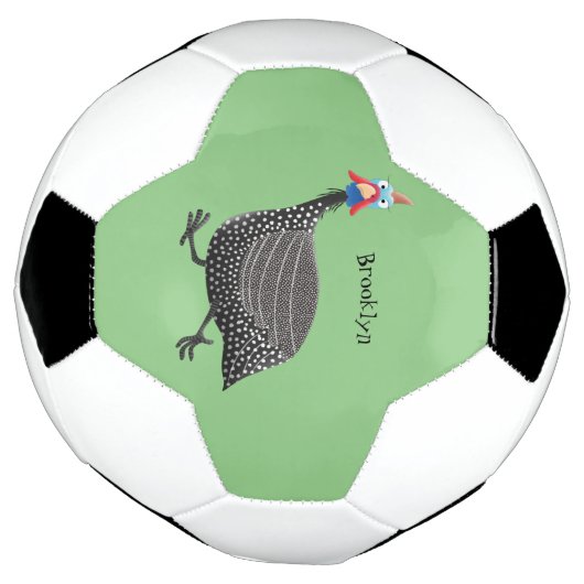 Cartoon-Illustration von guineischen Vögeln Fußball (Gedreht)