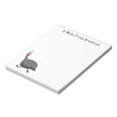 Cartoon-Illustration von guineischen Vögeln Notizblock (Rotiert)