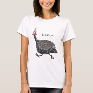 Cartoon-Illustration von guineischen Vögeln T-Shirt