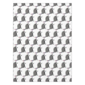 Cartoon-Illustration von guineischen Vögeln Tischdecke (Vorderseite)