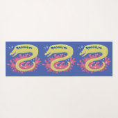 Cartoon-Illustration Yogamatte (Rückseite (Horizontal))