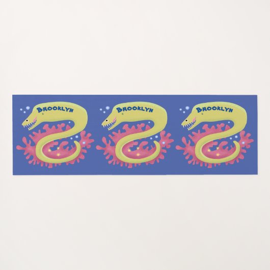 Cartoon-Illustration Yogamatte (Rückseite (Horizontal))