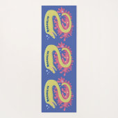 Cartoon-Illustration Yogamatte (Rückseite)