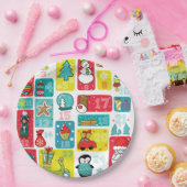 Cartoon im Kalender anlegen Pappteller (Party)