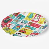 Cartoon im Kalender anlegen Pappteller (Schrägansicht)