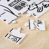 Cartoon im Kfz-Zubehör Puzzle (Seite)