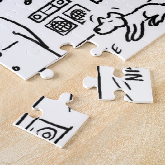 Cartoon im Kfz-Zubehör Puzzle (Seite)