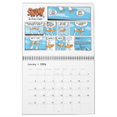 Cartoon im Luftverkehr 12 Monate Kalender (Jan 2026)