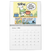 Cartoon im Sumpfgebiet Tiere im 12-Monats-Kalender Kalender (Jan 2026)