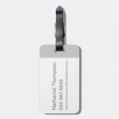 Cartoon in Lebensräumen Gepäckanhänger (Rückseite vertikal)