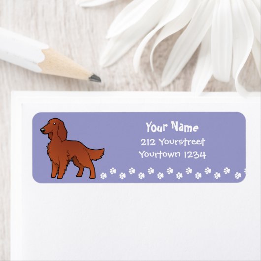 Cartoon Irisch / Englisch / Gordon / R&W Setter (Insitu)