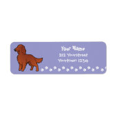 Cartoon Irisch / Englisch / Gordon / R&W Setter (Vorne)