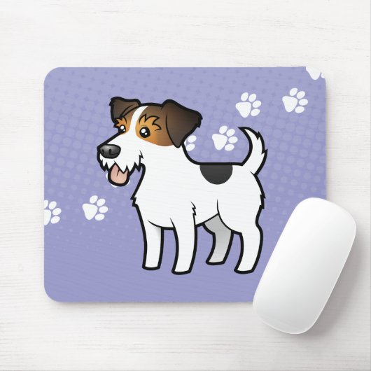 Cartoon-Jack-Russell-Terrier Mousepad (Mit Mouse)
