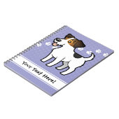 Cartoon-Jack-Russell-Terrier Notizblock (Linke Seite)