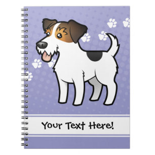 Cartoon-Jack-Russell-Terrier Notizblock