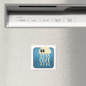 Cartoon Jellyfish Magnet (In Situ (Geschirrspüler))