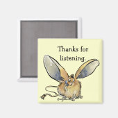 Cartoon Jerboa Danke, dass Sie Magnet geschenkt ha (Vorderseite/Rückseite)