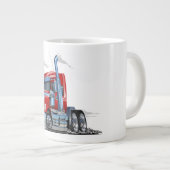 Cartoon Jumbo-Tasse (Vorderseite Rechts)