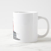 Cartoon Jumbo-Tasse (Rechts)