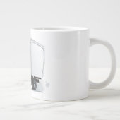 Cartoon Jumbo-Tasse (Rechts)