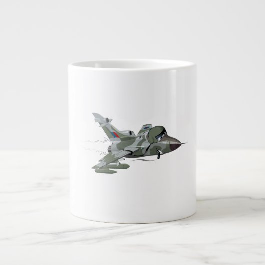 Cartoon Jumbo-Tasse (Vorderseite)