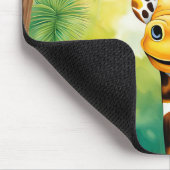 Cartoon Jungle Giraffe Mousepad (Ecke)
