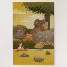 Cartoon Jungle-Tiere
